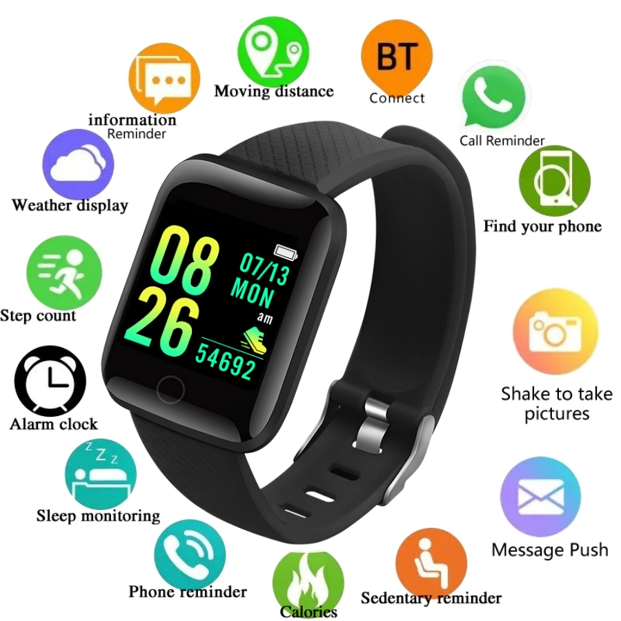 Smartwatch Square Watches For Men - Multifunction Smart Watch For Men Women