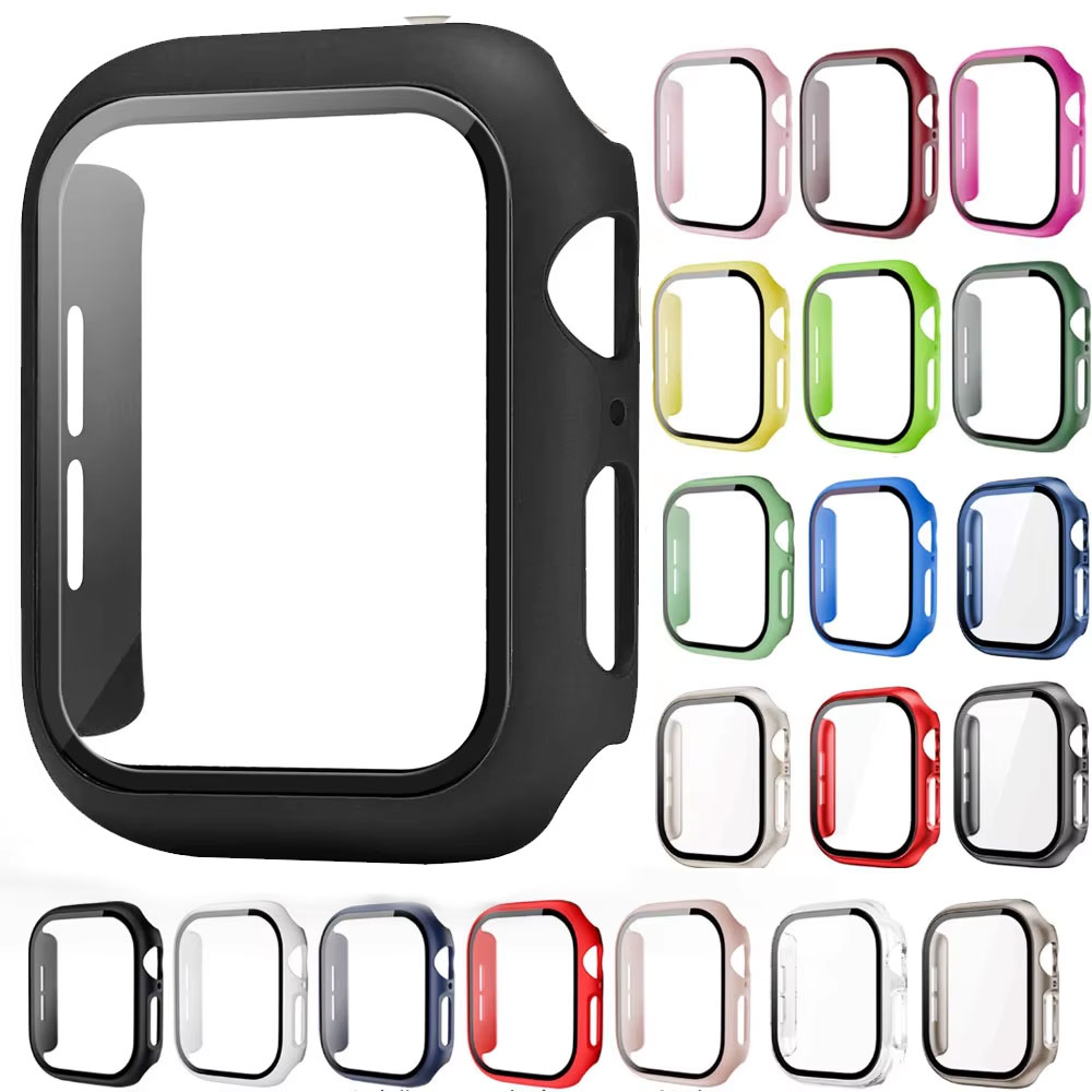 Smart Watch Screen Protector - Tempered Glass Screen Protector Case Cover