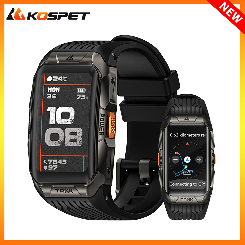 Smartwatch Square Watches For Men - 2025 KOSPET TANK X2 Ultra Smart