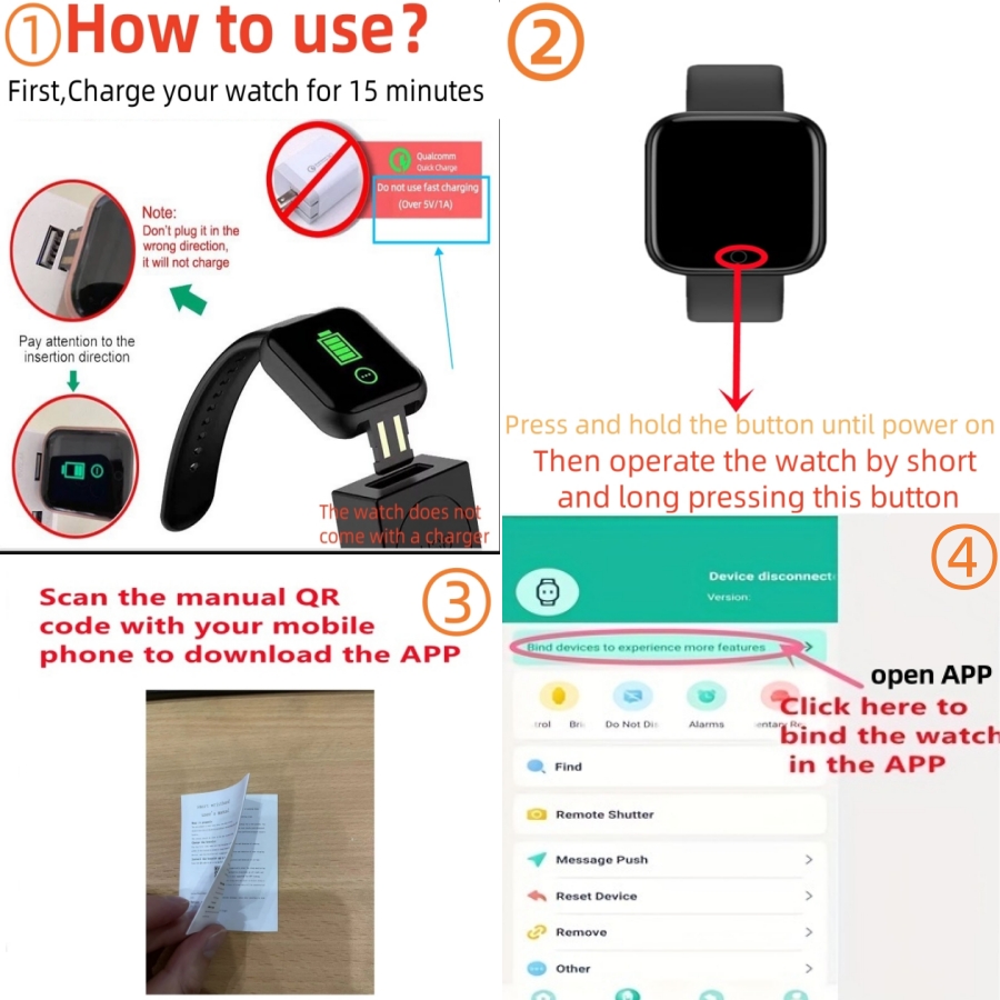 Multifunction Smart Watch For  - đánh giá và giá Smartwatch Square Watches For Men