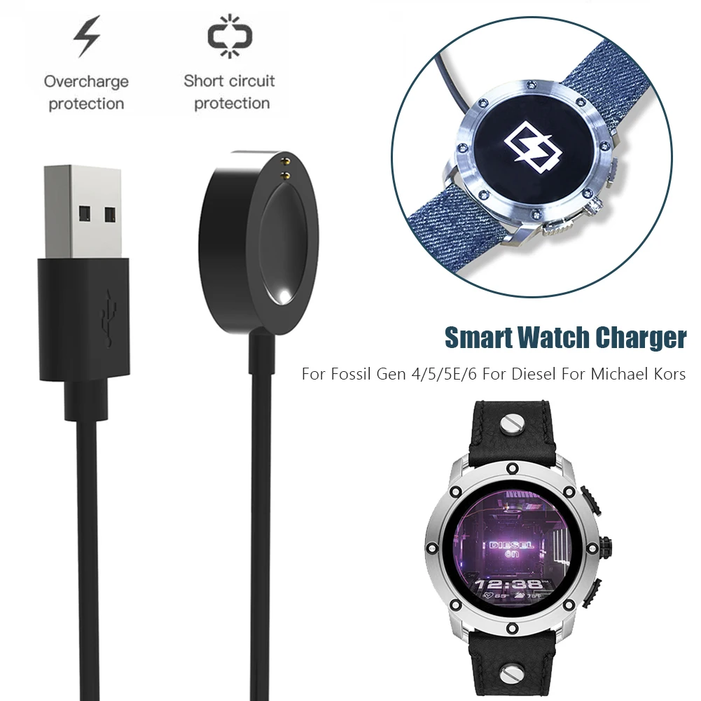 USB Magnetic Fast Charge Charg - đánh giá và giá Fossil Watches Smartwatch Gen 4