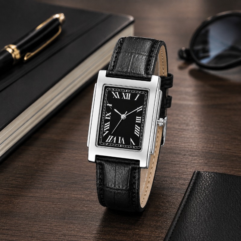 Business Men Analog Quartz Wat - đánh giá và giá Smartwatch Square Watches For Men