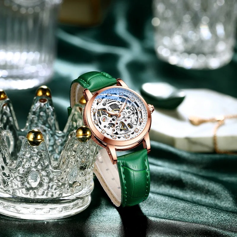 Fashion Ladies Skeleton Mechan - đánh giá và giá Skeleton Mechanical Watch