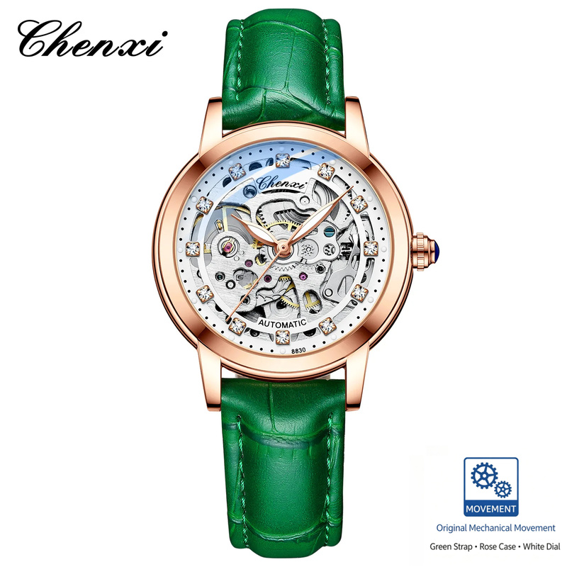 Fashion Ladies Skeleton Mechan - đánh giá và giá Skeleton Mechanical Watch