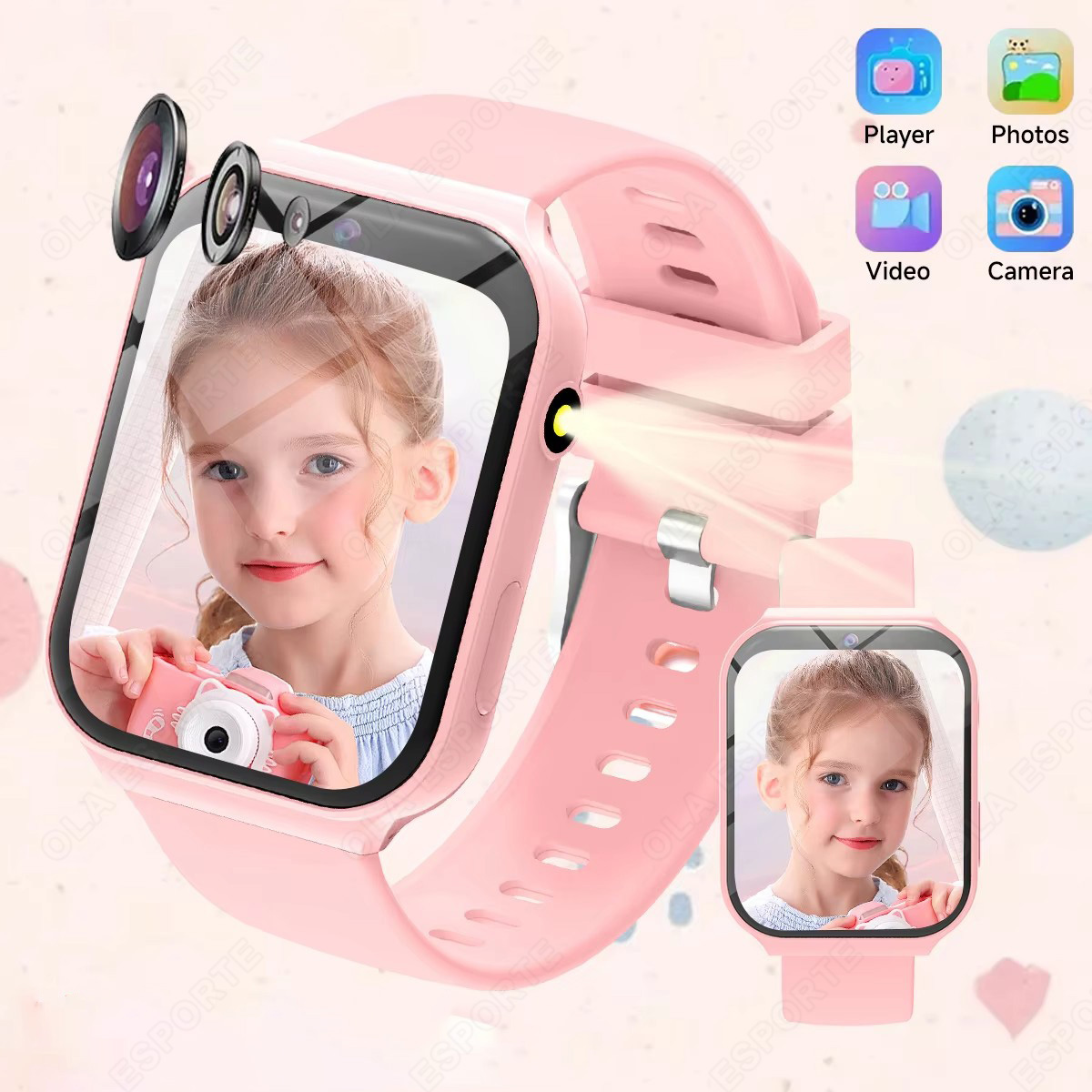 New Smartwatch For Kids HD Cam - đánh giá và giá Smartwatch Watches Birthday Gift For Girls