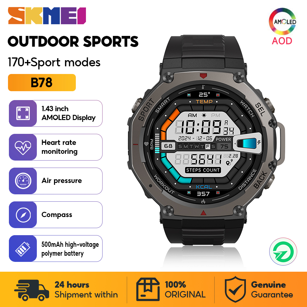 SKMEI Military Outdoor Sport S - đánh giá và giá Watch Smartwatch Android