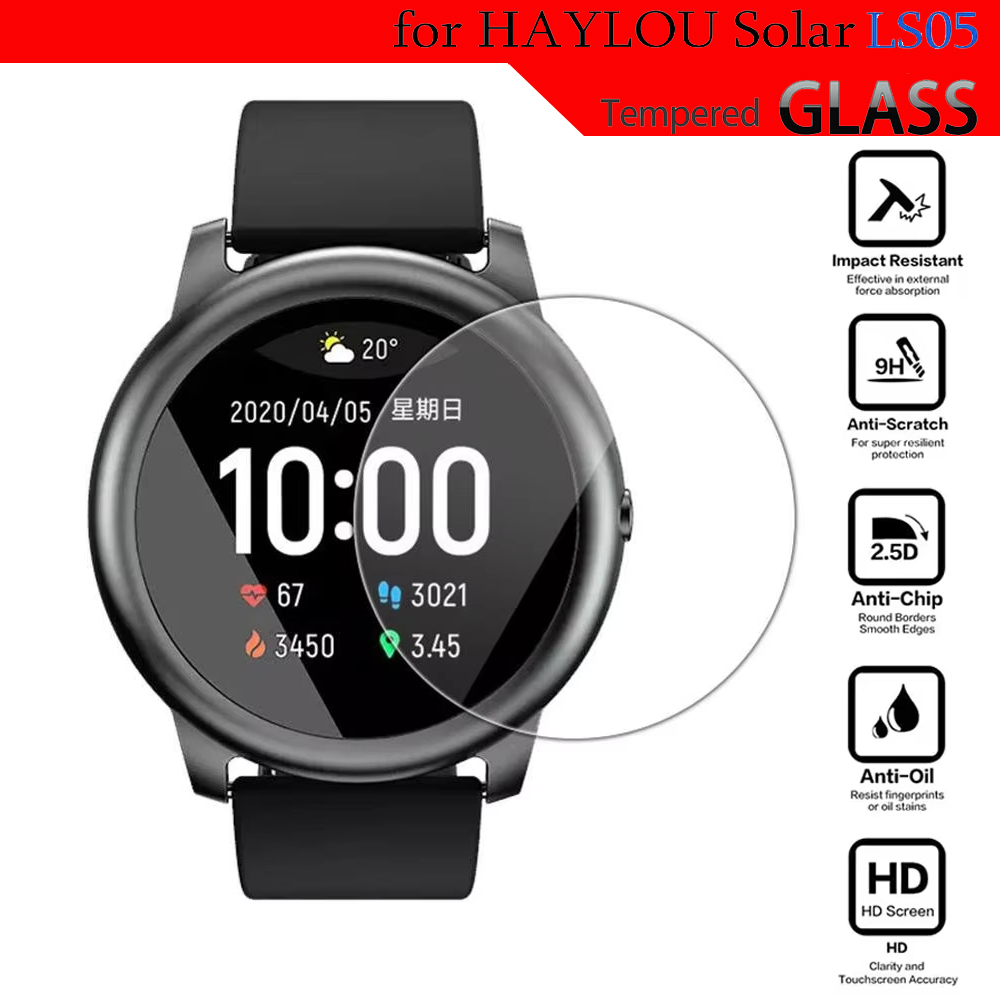 Tempered Glass For HayLou Sola - đánh giá và giá Smart Watch Screen Protector