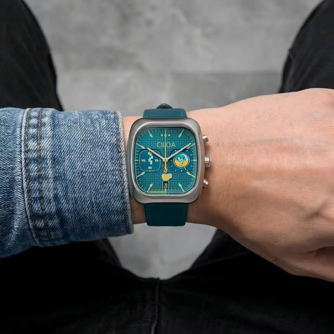 CILOA Classic Retro Square Chr - đánh giá và giá Smartwatch Square Watches For Men