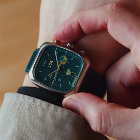 CILOA Classic Retro Square Chr - đánh giá và giá Smartwatch Square Watches For Men