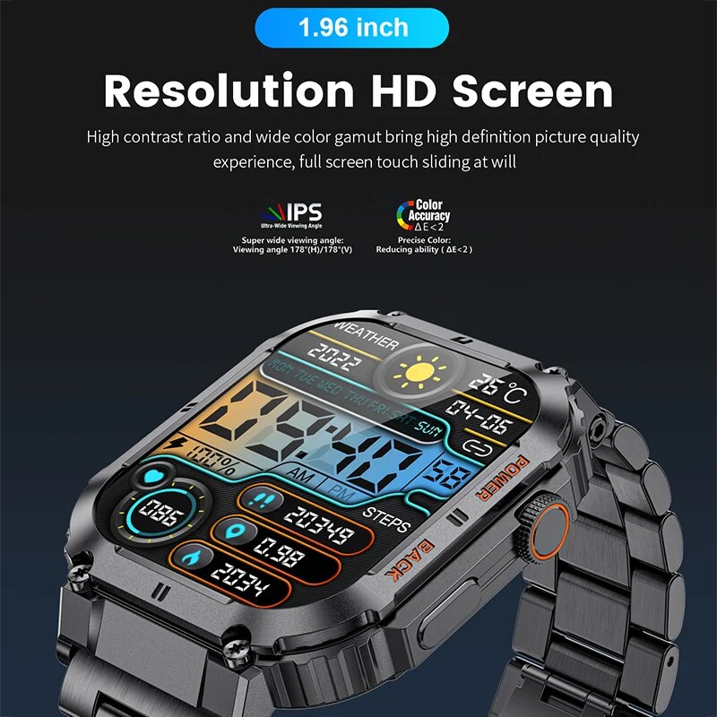 LIGE Outdoor Sports Fitness Sm - đánh giá và giá Smartwatch Square Watches For Men
