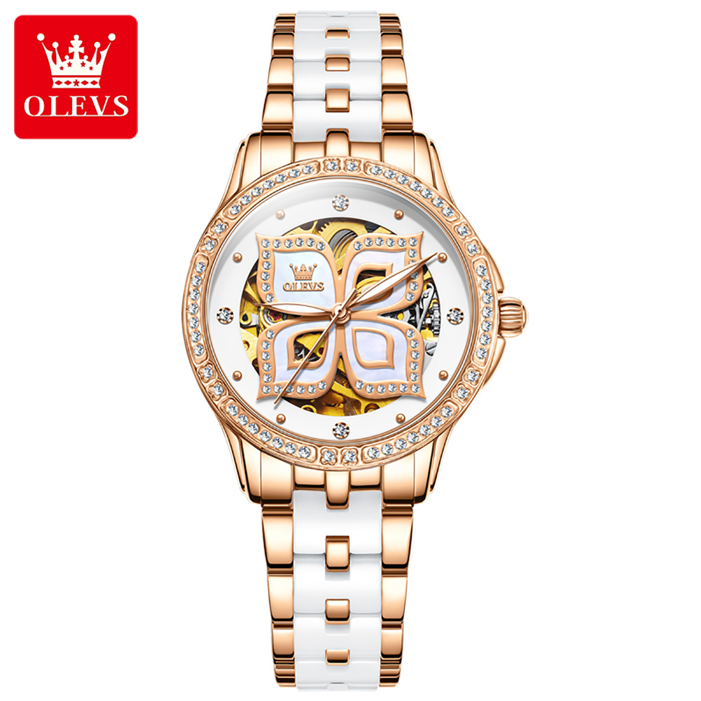 OLEVS Automatic Watch For Wome - đánh giá và giá Skeleton Mechanical Watch