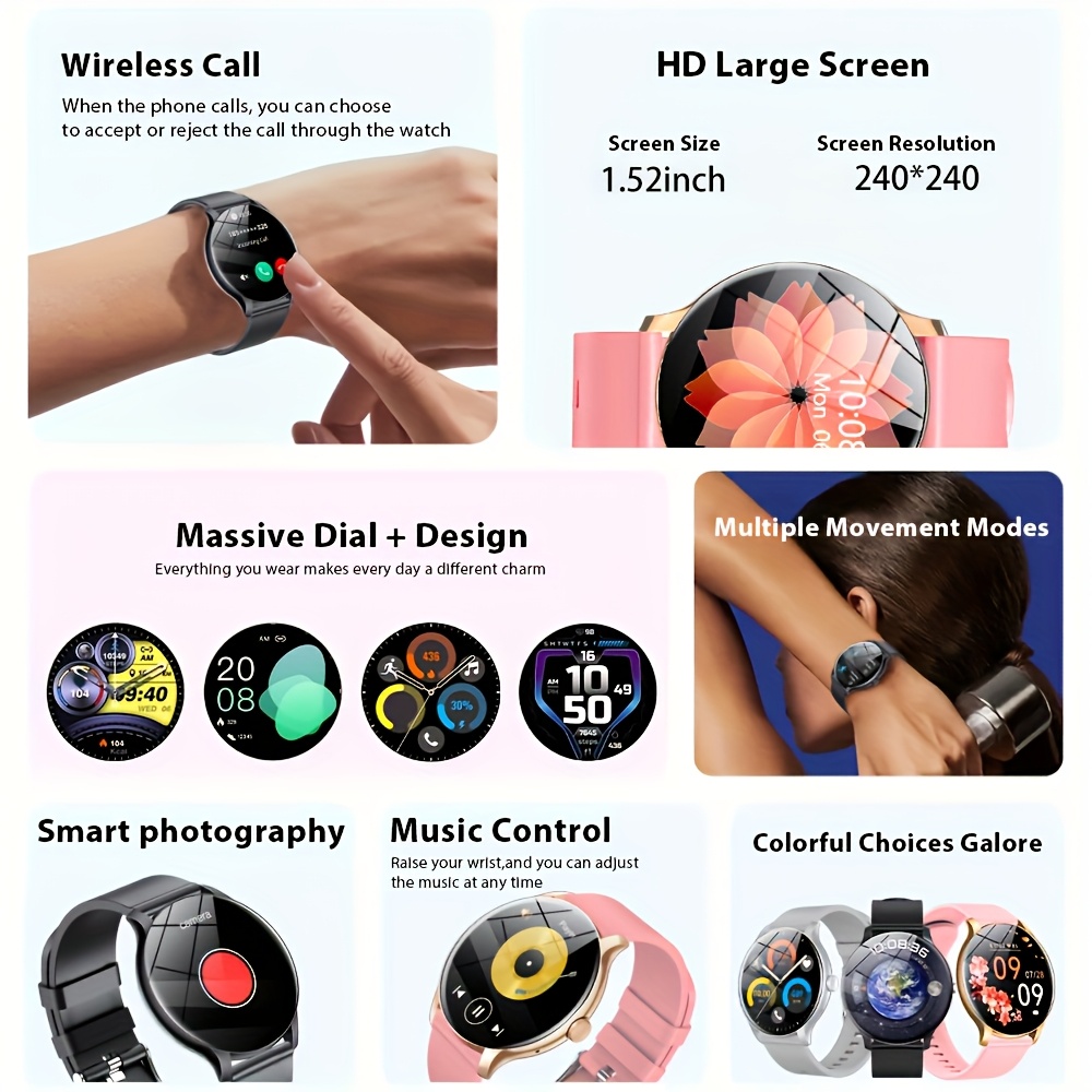 LAXASFIT 2026 Smart Watch 1.52 - đánh giá và giá Smartwatch Watches Gift For Women