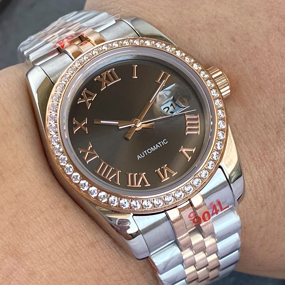 Tandorio New 31mm Silver Rose  - đánh giá và giá Watch Bezel Insert