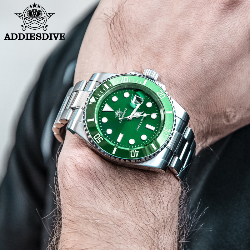ADDIESDIVE Men's Classic Watch - đánh giá và giá Watch Bezel Insert