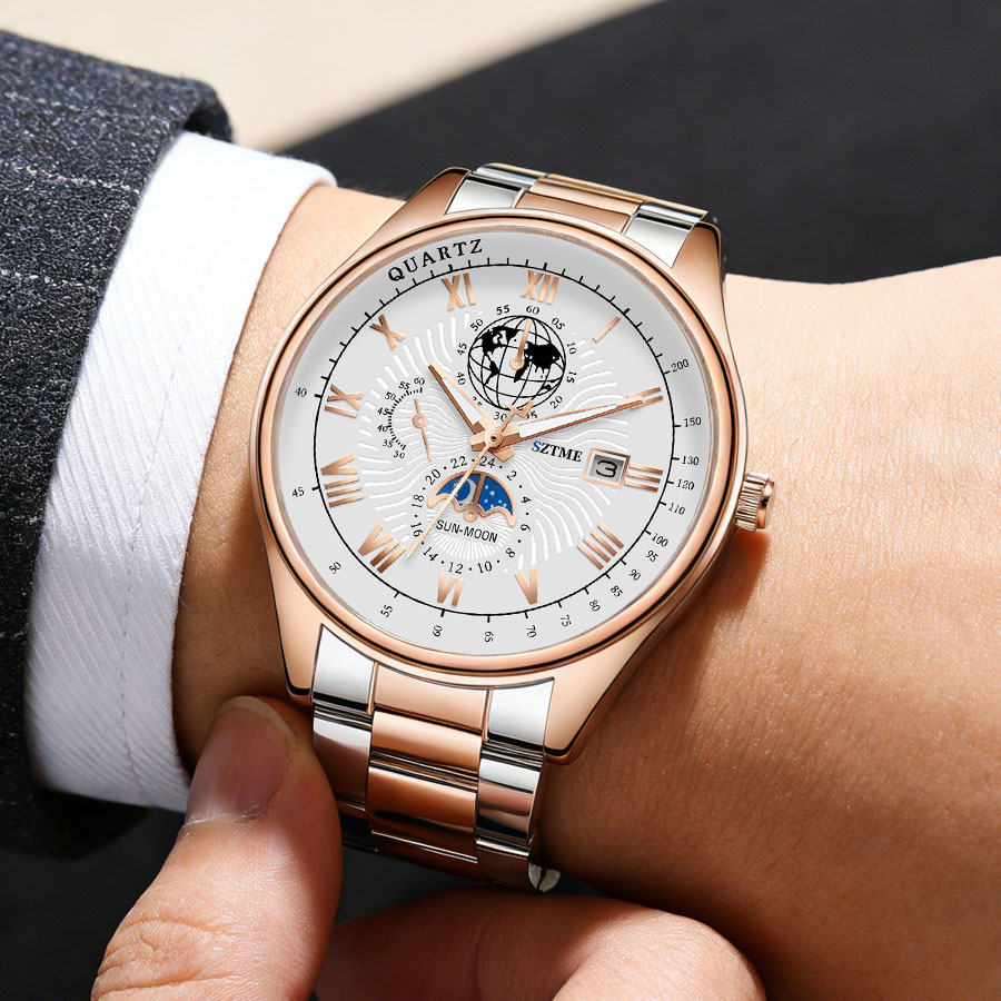 Business Luxury Men's Watches  - đánh giá và giá Smartwatch Casual Watches For Men