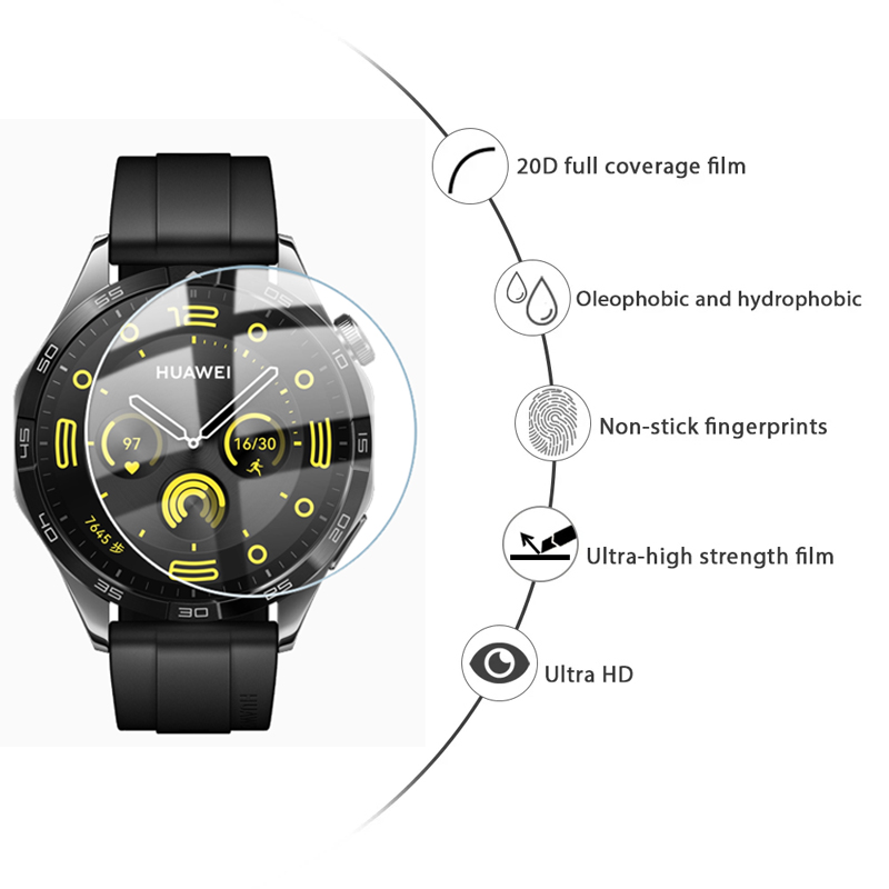 HD Tempered Glass Film For Hua - đánh giá và giá Smart Watch Screen Protector