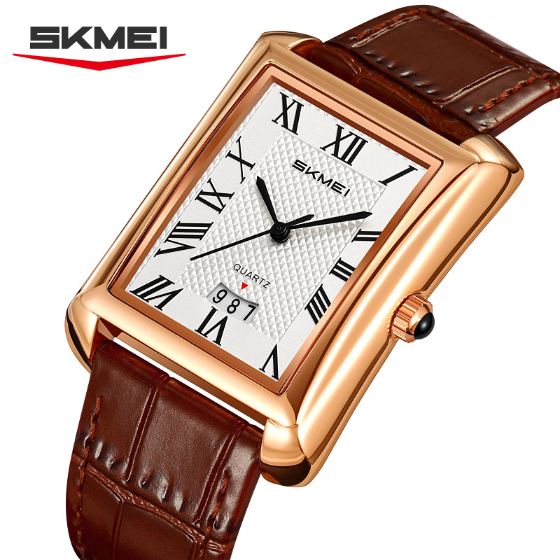 SKMEI 2575 Classic Men's Quart - đánh giá và giá Smartwatch Square Watches For Men