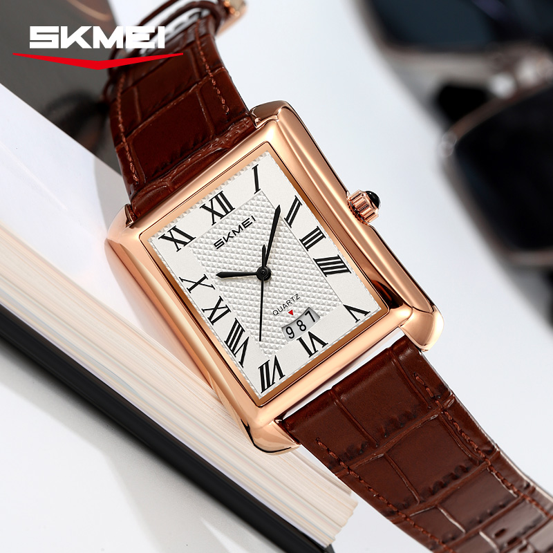 SKMEI 2575 Classic Men's Quart - đánh giá và giá Smartwatch Square Watches For Men
