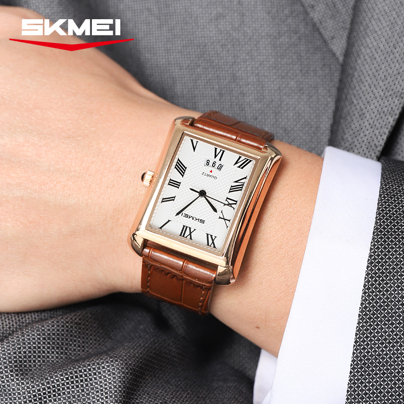SKMEI 2575 Classic Men's Quart - đánh giá và giá Smartwatch Square Watches For Men
